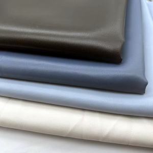Прямая Продажа с завода, популярная Водонепроницаемая вискозная кожа 0,6 мм для куртки по низкой цене, мягкая кожа - Product Image 2