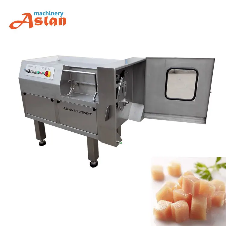 commercial meat cube cutting machine/frozen meat cube dicer machine/pork beef meat cube cutter