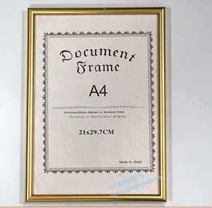 Cadres <span class=keywords><strong>photo</strong></span> A4 A3 PVC or argent, cadres <span class=keywords><strong>photo</strong></span> en plastique pour poster de certificat - Product Image 3