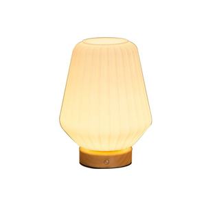 Lampe de table en verre moderne nordique pour la maison, rechargeable, à intensité variable par toucher, veilleuse transfrontalière pour chambre à coucher, salon, électrique E26 - Product Image 5