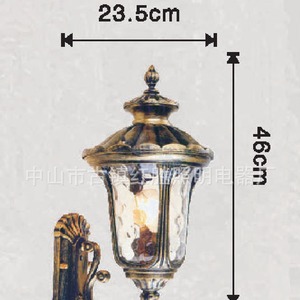 Lampe murale extérieure en aluminium, verre trempé, éclairage de jardin étanche à LED, forme cylindrique, 110-240V, montage mural - Product Image 2