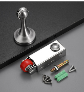 Rueda inferior de puerta corredera multifuncional, soporte de caída de elevación de puerta doméstica, herramienta de cierre de puerta de rueda de guía de rodamiento de carga - Product Image 3