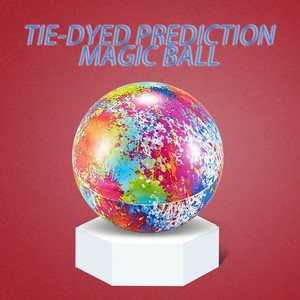 ลูกบอลมายากล Tie Dye 8 Ball สีรุ้งหลากสี ลูกบอลทำนายดวงชะตา พิมพ์โลโก้ได้ พกพาสะดวก พิมพ์ลายดิจิตอล ของเล่นเด็ก ของชำร่วยงานปาร์ตี้ - Product Image 2