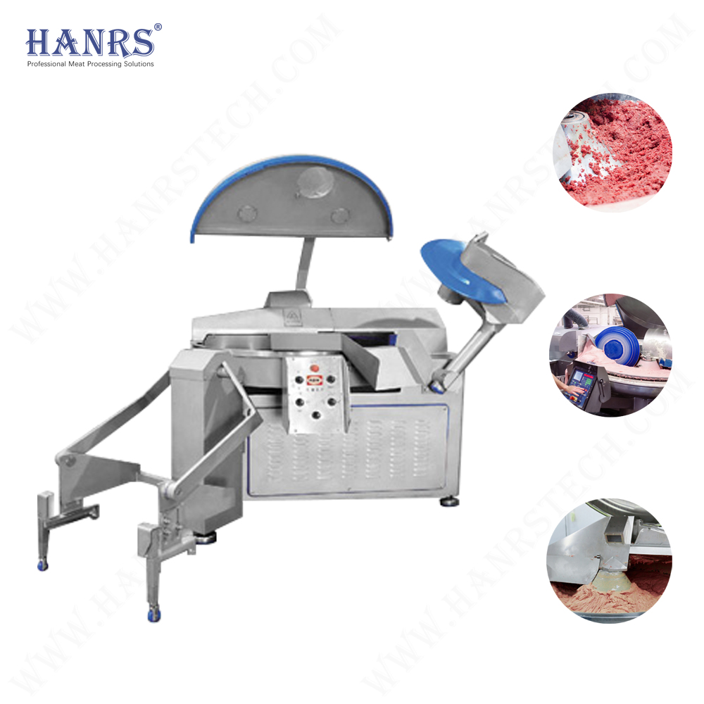 Commercial Sausage Making Machine Automatic Stainless Steel Variable Speed Meat Bowl Chopper for Sausage Production