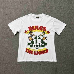 เสื้อยืดแขนสั้นของผู้ชายพิมพ์ลาย2025ข้ามพรมแดนใหม่แฟชั่นฤดูร้อนลำลองขนาดใหญ่พิเศษขายส่งจากโรงงาน - Product Image 6