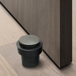 Tope de puerta de seguridad para el hogar, Tope de puerta de acero inoxidable para todos los tipos de suelo y alfombra - Product Image 1