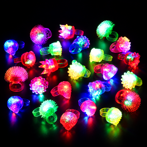 Anelli LED a Forma di Diamante all'Ingrosso, Luci Lampeggianti Colorate, Accessori Luminosi per Feste, Eventi Disco e Danza - Product Image 6