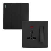 MVAVA Prise de courant électrique universelle multifonctionnelle pour PC, prise de courant murale, 1 groupe, ultra-mince, de haute qualité
