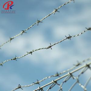 Fil de fer barbelé de haute qualité, haute résistance, <span class=keywords><strong>pas</strong></span> <span class=keywords><strong>cher</strong></span>, ne rouille <span class=keywords><strong>pas</strong></span>, protection murale, fil de fer barbelé en gros, clôture de ferme - Product Image 5
