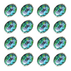 Vintage <strong>Turquoise</strong> <strong>Rings</strong> Jewellery Sterling Silver Flat Genuine <strong>Turquoise</strong> <strong>Rings</strong> - Product Image 6