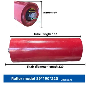 Jingbo Mining Bracket Rod Getriebe zubehör Verwendete Förderband rolle Obere untere parallele Stütz rollen Riemen förderer - Product Image 3