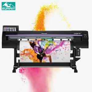 CJV300-160 Mimaki 1.6M, Printer dan Pemotong dengan 2 DX7 Kepala Cetak