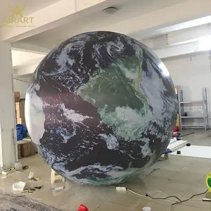 Khinh khí cầu quả địa cầu khổng lồ phát sáng LED 3m dùng cho bữa tiệc chủ đề khoa học - Product Image 1