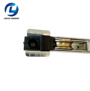 Formulación de rueda de tira larga, polea de disco de doble oreja, ancho de 12,5 cm, accesorios de rodillos para puertas correderas y ventanas - Product Image 2