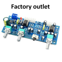 Papan Amplifier 2.1 Channel Subwoofer Preamp Board Low Pass Filter Pre-AMP Amplifier Board Preamplifier NE5532