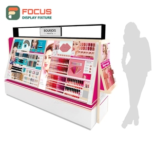 Modern Shop Interior <b>Lockable</b> Floor Display Stand One Stop Solution Cosmetic Display <b>Cabinet</b> - Product Image 4