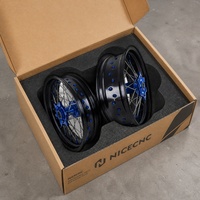 Jeu de roues Supermoto KYZ 17 en alliage 7116-T6, 36 trous, jantes de moto haute performance pour la course sur route, amélioration pour Yamaha YZ450F YZ450