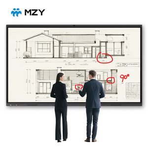 Floor Standing LCD Interactive Flat 55-98 Inch 4K UHD 20/40 Point Touch Screen Digit <b>Whiteboard</b> Aluminum Frame Core - Product Image 1