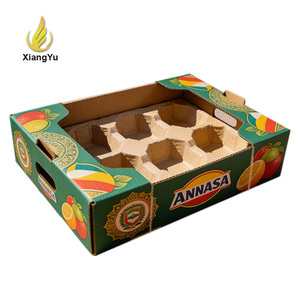 Caja <span class=keywords><strong>de</strong></span> Embalaje Personalizada para Kiwi, Inserto <span class=keywords><strong>de</strong></span> Pulpa Moldeada <span class=keywords><strong>de</strong></span> 6 Cavidades, Cartón Impreso a Todo Color para Comercio Electrónico, para Marcas Globales <span class=keywords><strong>de</strong></span> Frutas - Product Image 1