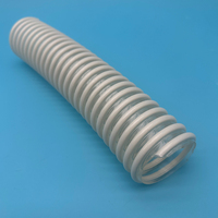 Tube de distribution de semences nervuré en plastique PU pour semoirs pneumatiques à vide (maïs et blé), tuyau d'engrais et de semences blanc 20 cm Hapchen