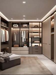 Villa <b>Wardrobe</b> Home Furniture <b>Wardrobe</b> Bedroom Furniture <b>Wardrobe</b> Customized Solutions for Villas, Apartments & Hotels - Product Image 3