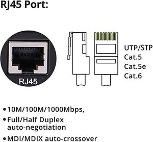 Convertisseur de média Ethernet Gigabit 10Gtek 1 Gbit SFP LX Monomode 10/100/1000M RJ45 1000Base-LX 1310nm 20km Modèle ASF13-24-20 Chine - Product Image 5