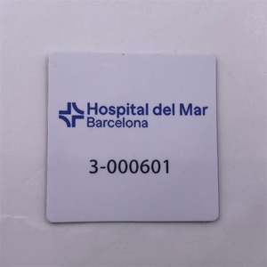 Carré Rfid programmable imprimable de numéro de série de logo personnalisé sur l'étiquette d'étiquette en métal autocollant anti-métal NFC RFID - Product Image 6