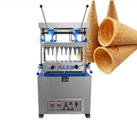 Machine automatique de fabrication de cornets de glace, machine à cuvettes de sucre multi-têtes pour petites entreprises