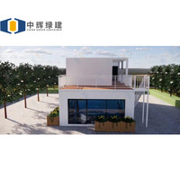 Bureaux modulaires préfabriqués CGCH en conteneurs maritimes démontables, maisons conteneurs de luxe préfabriquées de 20 pieds pour entrepôts