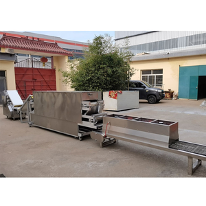 เครื่องทำแพนเค้กแบบอุโมงค์พร้อมมอเตอร์ สำหรับทำตอร์ติญ่า ชาปาตี ปาราธา นาน ขนมปังแผ่นบาง วัสดุสแตนเลสเกรดอาหาร ผลิตได้ 90 ชิ้น/นาที - Product Image 3