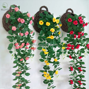 อุปกรณ์ตกแต่งบ้านในงานแต่งงานที่คดเคี้ยวท่อน้ำแขวนรูปดอกกุหลาบดอกกุหลาบจำลอง - Product Image 6