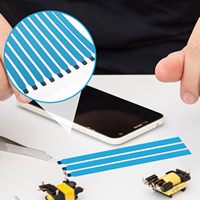 Vente en gros PVC acrylique souple ruban adhésif double face pour réparation d'écran d'ordinateur portable/ordinateur panneau de remplacement LCD facile à attacher