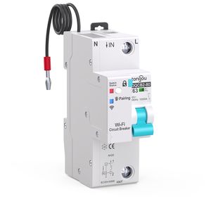 Medidor de energía <span class=keywords><strong>Wifi</strong></span> de <span class=keywords><strong>interruptor</strong></span> eléctrico automático inteligente API 1P con <span class=keywords><strong>interruptor</strong></span> de circuito de 10ka - Product Image 6