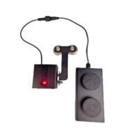 Système de positionnement de palettes à ligne verte par laser pour chariots élévateurs, avec télécommande, pour la sécurité et le chargement des chariots de manutention en entrepôt