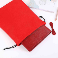 Classeurs économiques A5 les plus vendus de Hongbo Sacs à poussière en tissu 9 couleurs Cahiers de papeterie à spirale avec reliure à feuilles mobiles