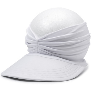 Chapeau de soleil unisexe d'été à protection UV réglable à large bord pliable Casquette de tennis Visière pour activités de plein air plage pêche fête - Product Image 5