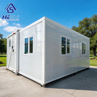 Cabaña junto a la piscina, suite de jardín, lista en 3 horas, casa contenedor prefabricada expandible de 20, 30, 40 pies, 4 dormitorios, 2 baños