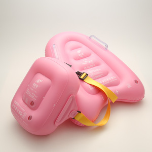 <b>Inflatable</b> Back <b>Float</b> For Swimming Pink PVC <b>Float</b> Board For Babies Children And Adults Learning To Swim - Product Image 1