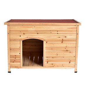 Niches pour chiens de taille moyenne OEM/ODM en bois, résistantes aux intempéries, écologiques, coupe-vent, pour chiens de taille moyenne, toutes saisons, avec <span class=keywords><strong>pieds</strong></span> surélevés - Product Image 2
