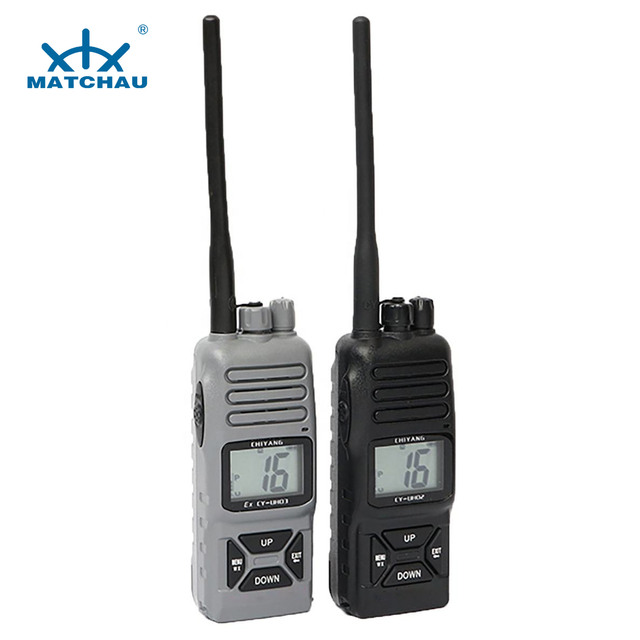 MATCHAU CY-UH03/06 Explosion-Proof VHF Marine Radio Walkie Talkie for Fire Chemical Industry Maritime Shipping Communication