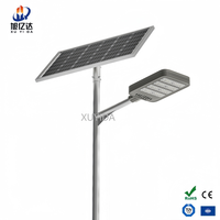 Lampadaire solaire LED XUYIDA en alliage d'aluminium IP66, type split, avec fonction marche/arrêt automatique pour usage en zone rurale