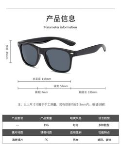 Lunettes de soleil classiques personnalisées avec logo 2026, lunettes de soleil pour hommes et femmes, cadeaux promotionnels bon marché, vente en gros personnalisée, lunettes de soleil UV400 - Product Image 6