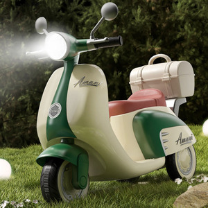 รถมอเตอร์ไซค์ไฟฟ้าสำหรับเด็ก รถสามล้อ ชาร์จไฟได้ พร้อมรีโมทคอนโทรล ของเล่นสำหรับเด็กอายุ 3-8 ปี - Product Image 2