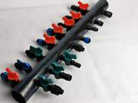 Vanne de raccordement en plastique pour tuyau d'irrigation goutte à goutte, vanne de dérivation multifonction pour ruban goutte à goutte 16 mm