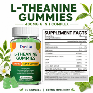 Cápsulas de L-Teanina 200mg con Cafeína, Suplemento Natural para la Calma y la Concentración, Sin OMG, Etiqueta Privada OEM, Venta al Por Mayor, Suministro B2B - Product Image 2