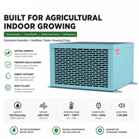 Déshumidificateur industriel fiable pour plafond, déshumidificateur commercial avec dégivrage automatique pour la culture agricole en intérieur