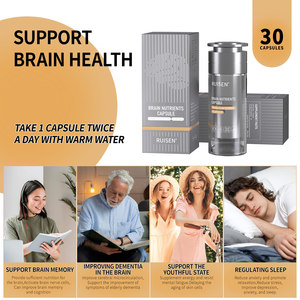 Suplemen Diet Nutrisi Otak Kapsul Peningkat Kognitif untuk Meningkatkan Kualitas Tidur dan Kesehatan Otak Mendukung Depresi dan Kecemasan - Product Image 4