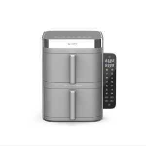 Freidora de Aire Digital Inteligente de Nuevo Diseño, 6L+6L, <span class=keywords><strong>Doble</strong></span> Capa, Electrodoméstico de Cocina Saludable - Product Image 3