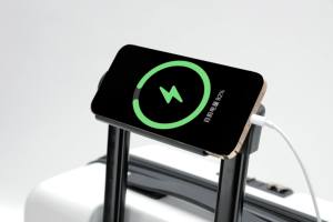 2024 nouvelle valise à roulettes multifonction étanche à l'eau avec port de charge usb valise avec porte-gobelet - Product Image 5