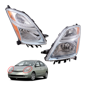 Conjunto de faro delantero halógeno de 12 V 81130-47160 81170-47160 para <span class=keywords><strong>Toyota</strong></span> <span class=keywords><strong>Prius</strong></span> NHW20 1.5L 2004-2009 - Product Image 1